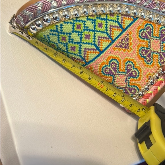 Jessica Simpson Beige Wedge Sandals with Crystal Embellishments - Picture 10 of 10